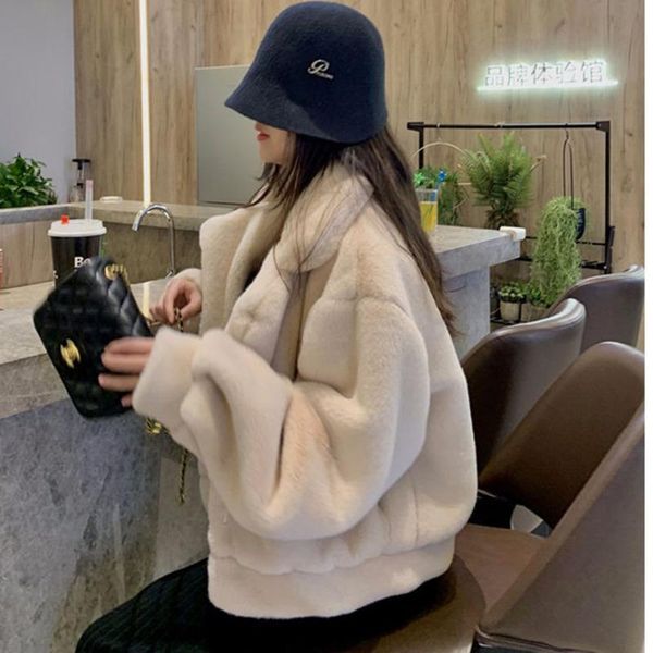 women's fur & faux winter women short jackets bat sleeves outerwear female overcoat teddy bear coat womens fashion vintage suit plus si, Black
women's fur & faux winter women short jackets bat sleeves outerwear female overcoat teddy bear coat womens fashion vintage suit plus si, Black