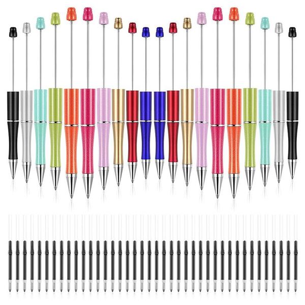 ballpoint pens plastic beadable pen bead assorted shaft black ink rollerball withextra refills 20pcs, Blue;orange
ballpoint pens plastic beadable pen bead assorted shaft black ink rollerball withextra refills 20pcs, Blue;orange