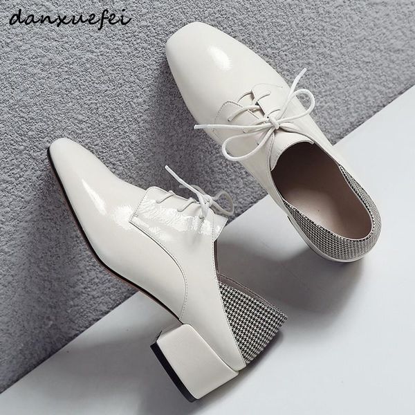dress shoes women's genuine patent leather med heel mules brand designer leisure lace-up espadrilles spring oxfords high quality, Black
dress shoes women's genuine patent leather med heel mules brand designer leisure lace-up espadrilles spring oxfords high quality, Black