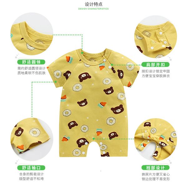 clothes, one-piece new baby's cotton summer short sleeve thin open crotch climbing suit, Black;white
clothes, one-piece new baby's cotton summer short sleeve thin open crotch climbing suit, Black;white
