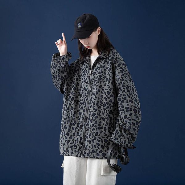 men's jackets jacket autumn men and woman leopard coat fashion designer corduroy loose clothes, Black;brown
men's jackets jacket autumn men and woman leopard coat fashion designer corduroy loose clothes, Black;brown