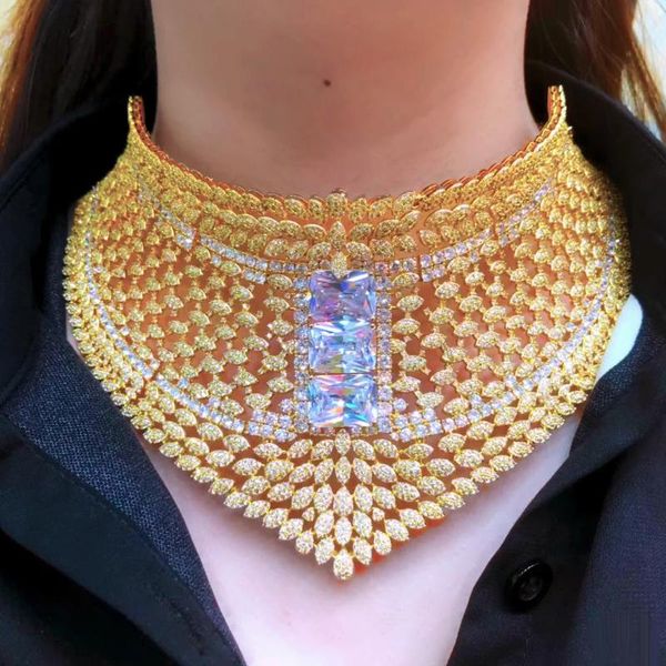 earrings & necklace soramoore original bridal gorgeous luxury noble jewelry sets for women wedding party zircon crystal dubai gift, Silver
earrings & necklace soramoore original bridal gorgeous luxury noble jewelry sets for women wedding party zircon crystal dubai gift, Silver