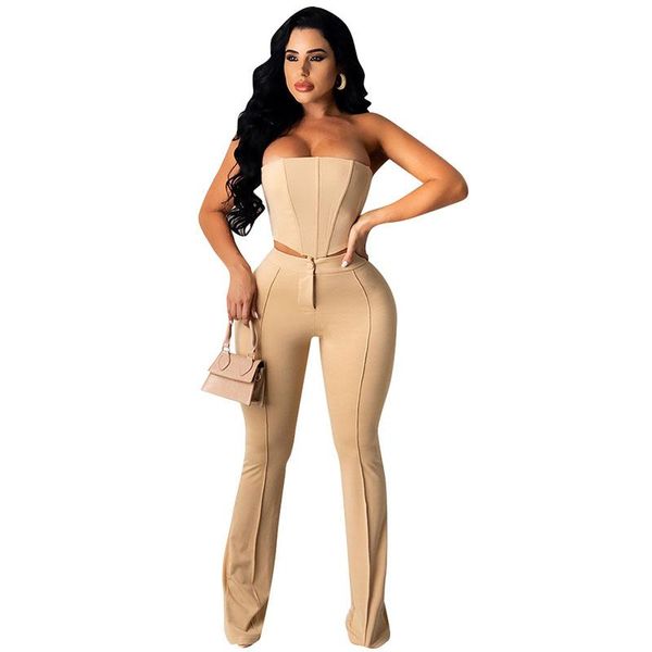 women's two piece pants strapless crop and wide leg pant suits 2 set for women club wear party birthday outfits matching sets trend, White
women's two piece pants strapless crop and wide leg pant suits 2 set for women club wear party birthday outfits matching sets trend, White