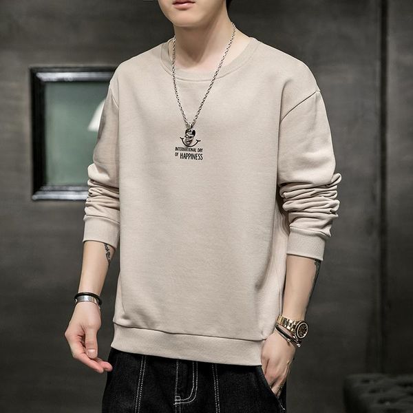 men's hoodies & sweatshirts 2021 round neck sweatshirt autumn style pure cotton pullover casual couple models, Black
men's hoodies & sweatshirts 2021 round neck sweatshirt autumn style pure cotton pullover casual couple models, Black