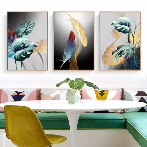 minimalist art green and abstract leaves golden feather no frame canvas painting poster for room decoration wall decor picture
minimalist art green and abstract leaves golden feather no frame canvas painting poster for room decoration wall decor picture