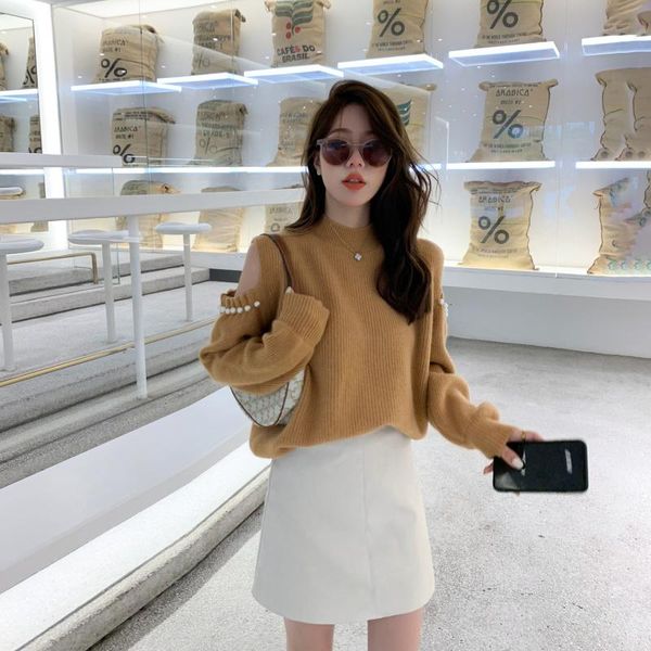 women's sweaters autumn and winter clothing idle style plus size for plump girls, White;black
women's sweaters autumn and winter clothing idle style plus size for plump girls, White;black
