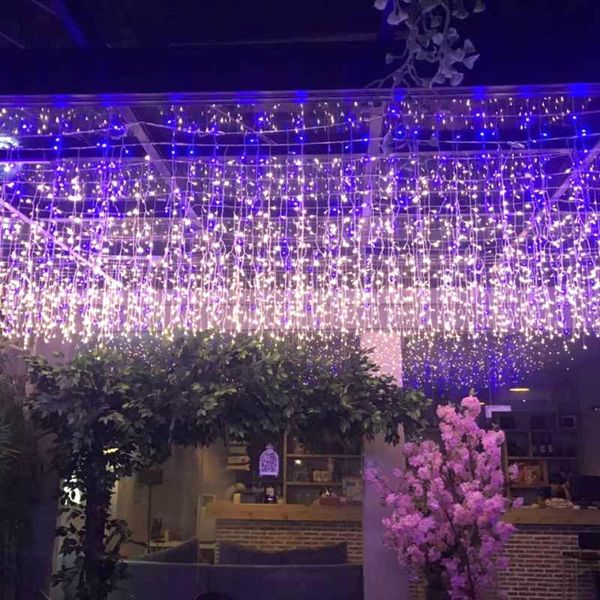 6m*1m icicle led curtain light fairy holiday garland string lights for wedding christmas party festival outside decoration jq
6m*1m icicle led curtain light fairy holiday garland string lights for wedding christmas party festival outside decoration jq