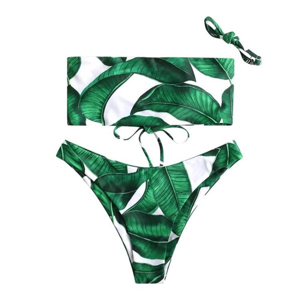 women's swimwear bikini sets leaf print lace-up bandeau tube two piece swimsuit beach split beachwear traje de bano mujer#50, White;black
women's swimwear bikini sets leaf print lace-up bandeau tube two piece swimsuit beach split beachwear traje de bano mujer#50, White;black