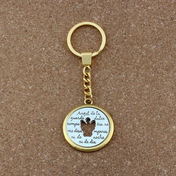 keychains 10pcs keychain angel de li guanda dulce charms pendant travel protection diy accessories a-241f, Silver
keychains 10pcs keychain angel de li guanda dulce charms pendant travel protection diy accessories a-241f, Silver