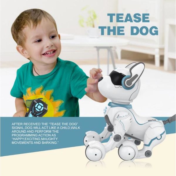 intelligent smart electronic rc dog 12 animal sounds dancing singing pet voice control rc toy robot dog model with light sound
intelligent smart electronic rc dog 12 animal sounds dancing singing pet voice control rc toy robot dog model with light sound