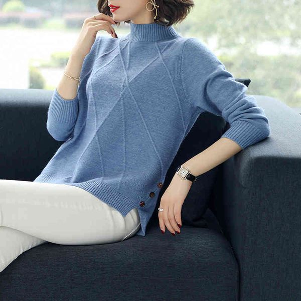 women's sweaters jersey fall and winter button cashmere half turtleneck women's sweater korean style a68 97yq, White;black
women's sweaters jersey fall and winter button cashmere half turtleneck women's sweater korean style a68 97yq, White;black