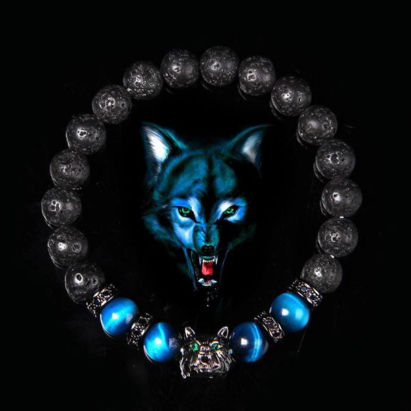 beaded, strands handmade beaded bracelet men's natural gemstone blue tiger eye black wolf headdress energy jewelry
beaded, strands handmade beaded bracelet men's natural gemstone blue tiger eye black wolf headdress energy jewelry
