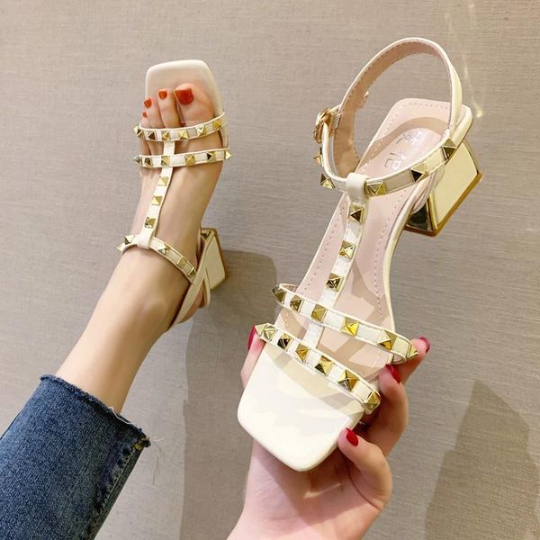 dress shoes 2021 women's fashion high heel summer sandals with a word sequined rivet design heels, Black
dress shoes 2021 women's fashion high heel summer sandals with a word sequined rivet design heels, Black