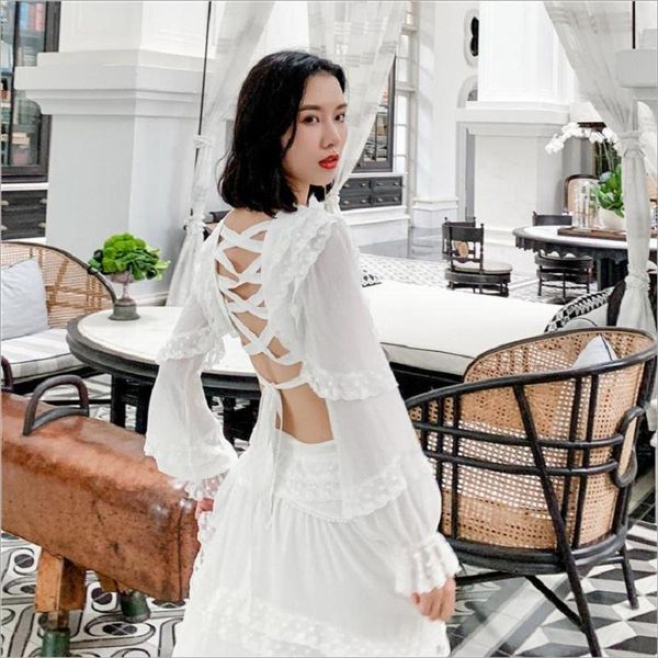 casual dresses seaside resort heavy industry white women's dress style stitching waist lace open back a-line swing, Black;gray
casual dresses seaside resort heavy industry white women's dress style stitching waist lace open back a-line swing, Black;gray