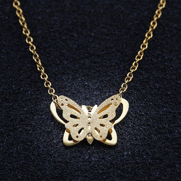 pendant necklaces fashion women accessories stainless steel clavicle necklace hollow out butterfly with link chain choker jewelry, Silver
pendant necklaces fashion women accessories stainless steel clavicle necklace hollow out butterfly with link chain choker jewelry, Silver