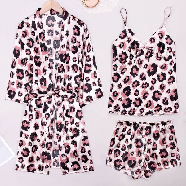 female leopard print silk pyjamas together suspend shorts household garments nightgown bathrobe plus size lingere 8hpq, Black;red
female leopard print silk pyjamas together suspend shorts household garments nightgown bathrobe plus size lingere 8hpq, Black;red