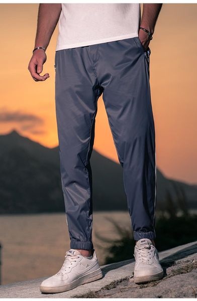 men's pants 4627 thin sports casual nine-point trousers striped contrast color all-match summer, Black
men's pants 4627 thin sports casual nine-point trousers striped contrast color all-match summer, Black