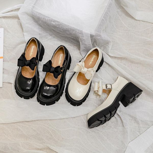 dress shoes autumn mary jane patent leather pumps women's buckle strap high heels retro platform lolita woman, Black
dress shoes autumn mary jane patent leather pumps women's buckle strap high heels retro platform lolita woman, Black