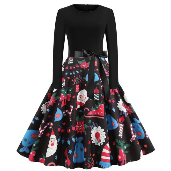 casual dresses autumn winter females christmas dress women clothes stitching print with ribbon womens streetwear long sleeve clothing, Black;gray
casual dresses autumn winter females christmas dress women clothes stitching print with ribbon womens streetwear long sleeve clothing, Black;gray