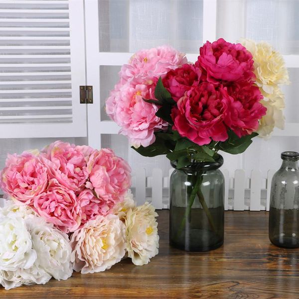 decorative flowers & wreaths rich peony wedding decoration home holding bouquet simulation
decorative flowers & wreaths rich peony wedding decoration home holding bouquet simulation