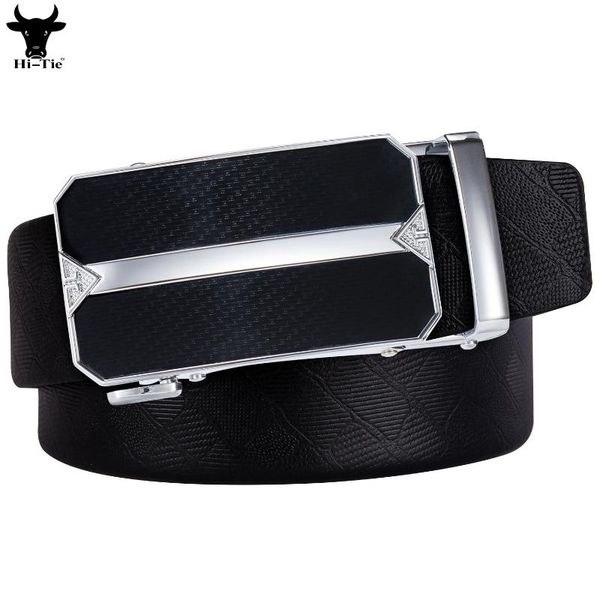 belts hi-tie formal black cow skin leather mens silver automatic buckles ratchet waist belt for men dress jeans business, Black;brown
belts hi-tie formal black cow skin leather mens silver automatic buckles ratchet waist belt for men dress jeans business, Black;brown