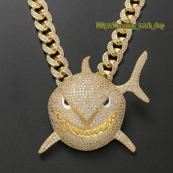 eternity new 6i x 9ine same paragraph large shark pendant micro-set cz diamond exaggerated hip-hop mens iced out necklace diamond inlaid, Black
eternity new 6i x 9ine same paragraph large shark pendant micro-set cz diamond exaggerated hip-hop mens iced out necklace diamond inlaid, Black