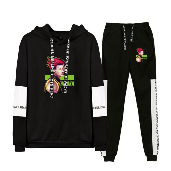 men's tracksuits fashion anime x hisoka men tracksuit 2 piece set casual hoodies sweatshirt and pants sportswear joggers sets, Gray
men's tracksuits fashion anime x hisoka men tracksuit 2 piece set casual hoodies sweatshirt and pants sportswear joggers sets, Gray