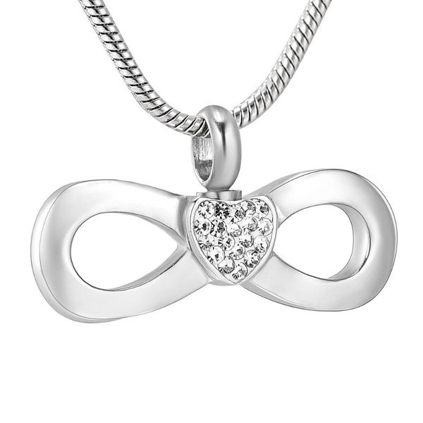 pendant necklaces lkj11533 cleart rhinestones inlay infinity love urn women necklace stainless steel cremation jewelry for ash holder keepsa, Silver
pendant necklaces lkj11533 cleart rhinestones inlay infinity love urn women necklace stainless steel cremation jewelry for ash holder keepsa, Silver