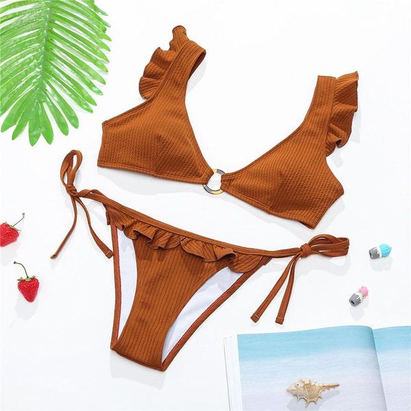 women's swimwear pure color flashing strap swimsuit 2021 summer fashion split suit ladies bikini beach clothing, White;black
women's swimwear pure color flashing strap swimsuit 2021 summer fashion split suit ladies bikini beach clothing, White;black