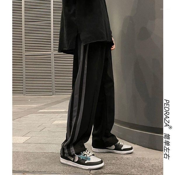men's pants plush and thickened autumn winter loose versatile trend korean straight tube wide leg sports leisure, Black
men's pants plush and thickened autumn winter loose versatile trend korean straight tube wide leg sports leisure, Black
