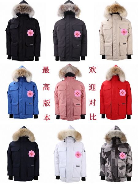 2021 medium and long-term 08 expedition couple parker canada wolf hair cold ristant white duck goose down et, Black
2021 medium and long-term 08 expedition couple parker canada wolf hair cold ristant white duck goose down et, Black