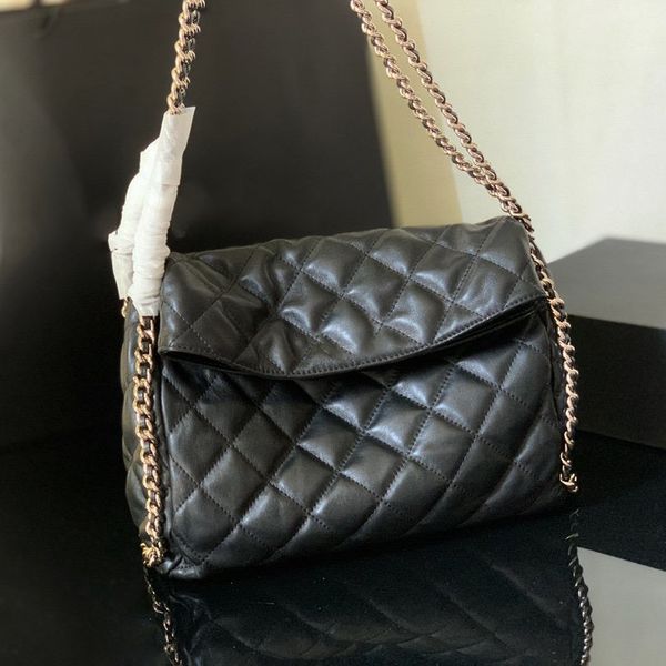 vintage aged silver rolloff chain bags cool punk style calfskin genuine leather large capacity luxury designer handle totes piping vintage h
vintage aged silver rolloff chain bags cool punk style calfskin genuine leather large capacity luxury designer handle totes piping vintage h