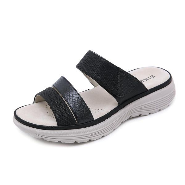 sandals 2021 summer platform sandalias fashion beach shoes woman anti-slip leather walking comfort breatable casual size 34-42, Black
sandals 2021 summer platform sandalias fashion beach shoes woman anti-slip leather walking comfort breatable casual size 34-42, Black
