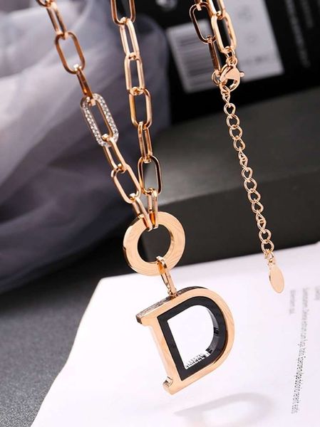 korean titanium steel 18k rose gold exquisite sweater chain autumn winter long decorative necklace for women's personality and fashion, Silver
korean titanium steel 18k rose gold exquisite sweater chain autumn winter long decorative necklace for women's personality and fashion, Silver