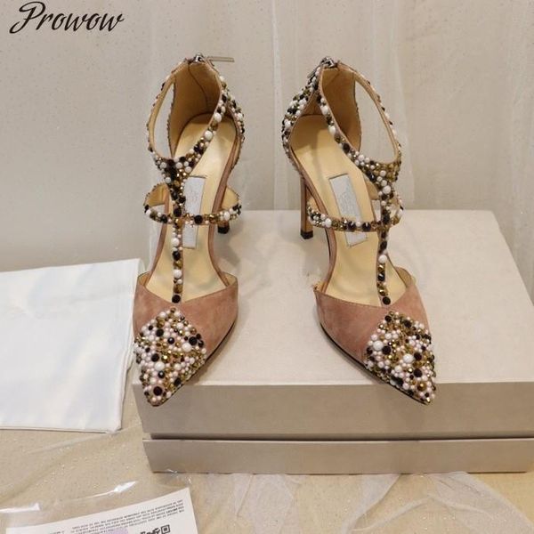 prowow bead sandals women super heel sandals luxury design sandalias mujer widding party shoes ladies new brand sandalia, Black
prowow bead sandals women super heel sandals luxury design sandalias mujer widding party shoes ladies new brand sandalia, Black