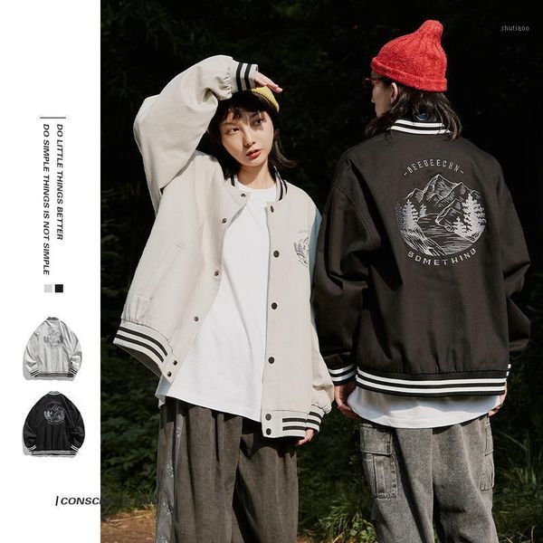 men's jackets harajuku alpine embroid thin cotton men women baseball uniform coat jacket spring&autumn couple boyfriend style, Black;brown
men's jackets harajuku alpine embroid thin cotton men women baseball uniform coat jacket spring&autumn couple boyfriend style, Black;brown