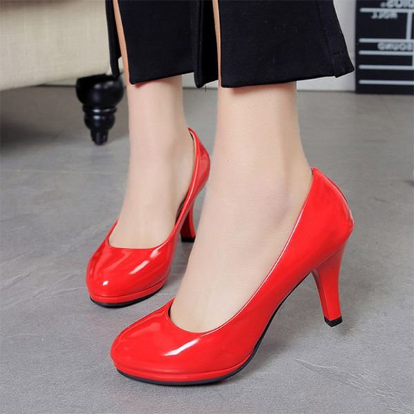 Plus size 34-42 Women Shoes High Heels Pumps Woman White Wedding Shoes Office Lady Dress Shoes Slip on basic zapatos mujer 2403Dress, Red
Plus size 34-42 Women Shoes High Heels Pumps Woman White Wedding Shoes Office Lady Dress Shoes Slip on basic zapatos mujer 2403Dress, Red