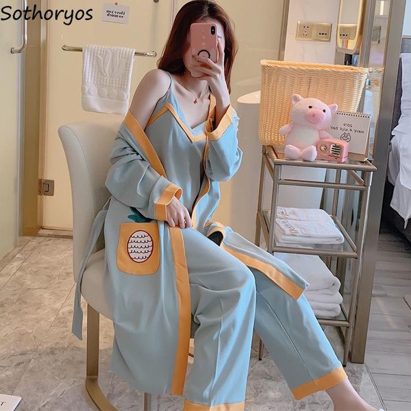 women's sleepwear robe sets autumn long sleeve patchwork panelled sweet cute v-neck sleeveless girls simple cozy bathrobe ulzzang pock, Black;red
women's sleepwear robe sets autumn long sleeve patchwork panelled sweet cute v-neck sleeveless girls simple cozy bathrobe ulzzang pock, Black;red