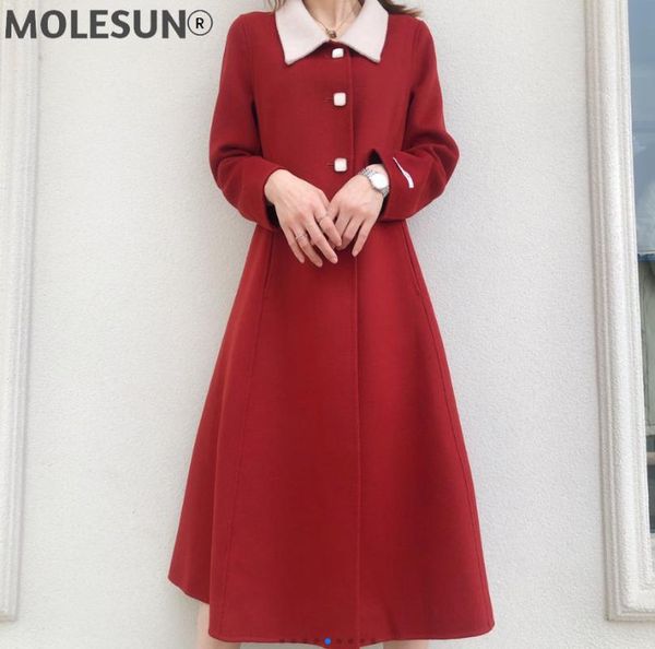 women's wool & blends autumn and winter female cashmere overcoat double-sided fluff coat slim fashion, Black
women's wool & blends autumn and winter female cashmere overcoat double-sided fluff coat slim fashion, Black