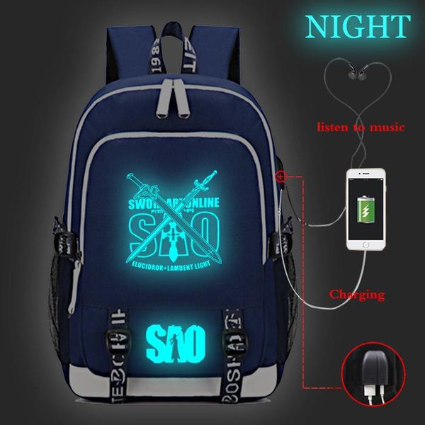 backpack sword art online usb charge luminous backpacks student back to school book bag boys girls schoolbag teens knapsack mochila
backpack sword art online usb charge luminous backpacks student back to school book bag boys girls schoolbag teens knapsack mochila