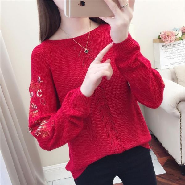 round neck lace hollow knitted sweater women shirt loose long sleeve sequin pullover female spring autumn women's sweaters, White;black
round neck lace hollow knitted sweater women shirt loose long sleeve sequin pullover female spring autumn women's sweaters, White;black