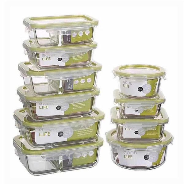 dinnerware sets glass lunch box microwave oven heating refrigerated sealed leakproof container transparent borosilicate bento
dinnerware sets glass lunch box microwave oven heating refrigerated sealed leakproof container transparent borosilicate bento