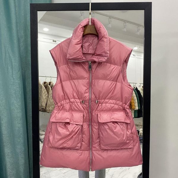 women's down & parkas ultra light winter vest women mid-length slim waistcoat 90% white duck jacket female gilet sleeveless windproof, Black
women's down & parkas ultra light winter vest women mid-length slim waistcoat 90% white duck jacket female gilet sleeveless windproof, Black