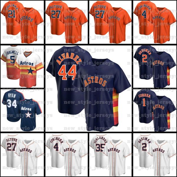 27 jose altuve 4 george springer 1 carlos correa nolan ryan justin verlander alex bregman x2 zack greinke yordan álvarez baseball jerseys, Blue;black
27 jose altuve 4 george springer 1 carlos correa nolan ryan justin verlander alex bregman x2 zack greinke yordan álvarez baseball jerseys, Blue;black