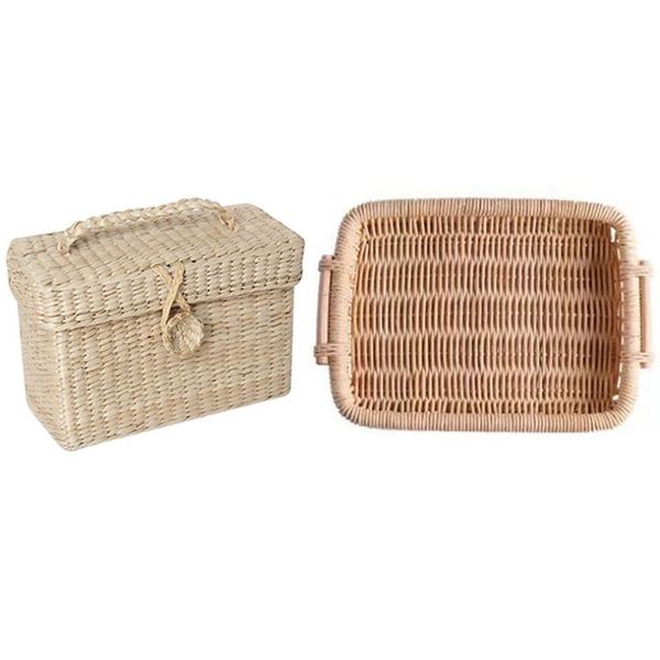 storage baskets handmade rattan small box with lid & basket fruit bread picnic
storage baskets handmade rattan small box with lid & basket fruit bread picnic