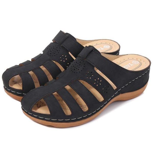 sandals women's summer heels for wedges chaussure femme casual gladiator platform shoes embroidery sewing female, Black
sandals women's summer heels for wedges chaussure femme casual gladiator platform shoes embroidery sewing female, Black