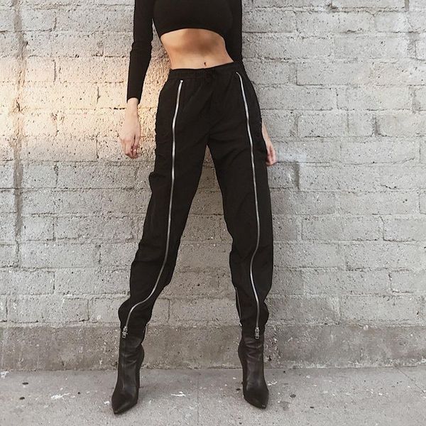 women's pants & capris women harem with zipper female sweat track 2021 fall fashion harajuku style sweatpants ta994, Black;white
women's pants & capris women harem with zipper female sweat track 2021 fall fashion harajuku style sweatpants ta994, Black;white