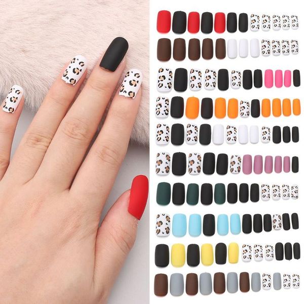 false nails 24pcs beauty short nail art glitter leopard pattern fake artificial, Red;gold
false nails 24pcs beauty short nail art glitter leopard pattern fake artificial, Red;gold