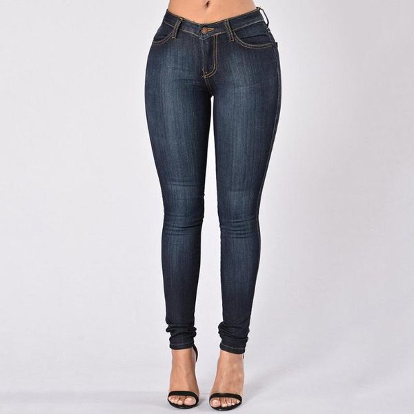 women's jeans fashion women high waist skinny slim washed denim long pencil pantsÂ, Blue
women's jeans fashion women high waist skinny slim washed denim long pencil pantsÂ, Blue