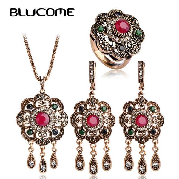 earrings & necklace blucome red acrylic jewelry sets turkish women bijoux round flower princess hooks long vintage party ring anel, Silver
earrings & necklace blucome red acrylic jewelry sets turkish women bijoux round flower princess hooks long vintage party ring anel, Silver